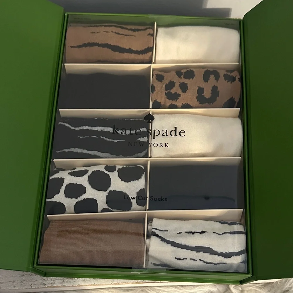 NIB Kate spade ten days of socks box set